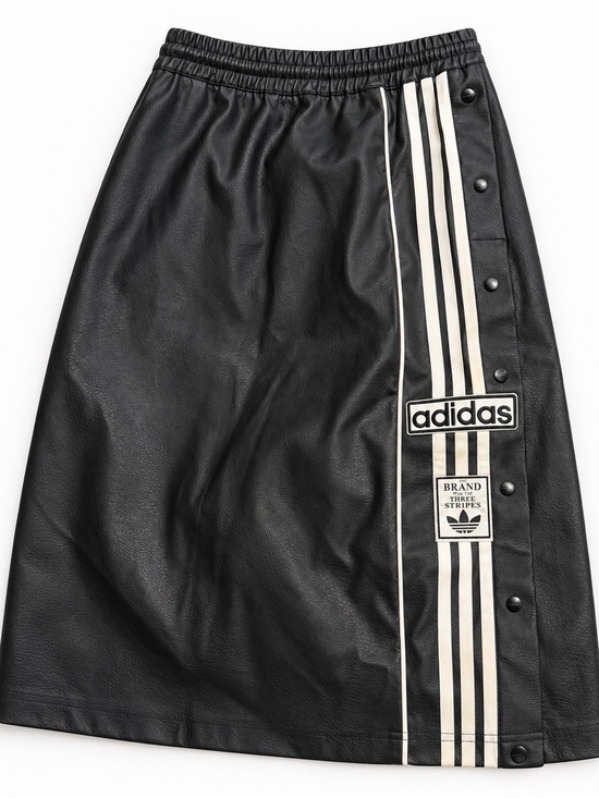 adidas Dresses & Skirts - Adidas Leather Midi Skirt